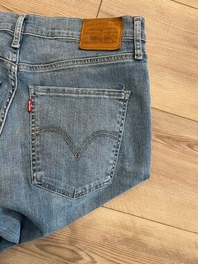 Levi's Mile High Super Skinny Jeans - Light Blue Denim